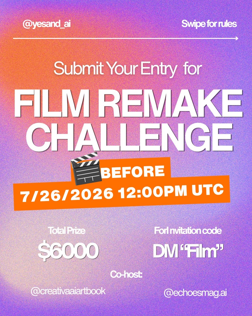 Film Remake campaign artwork, slide 1