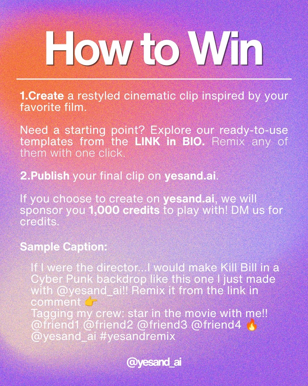 Film Remake campaign artwork, slide 2