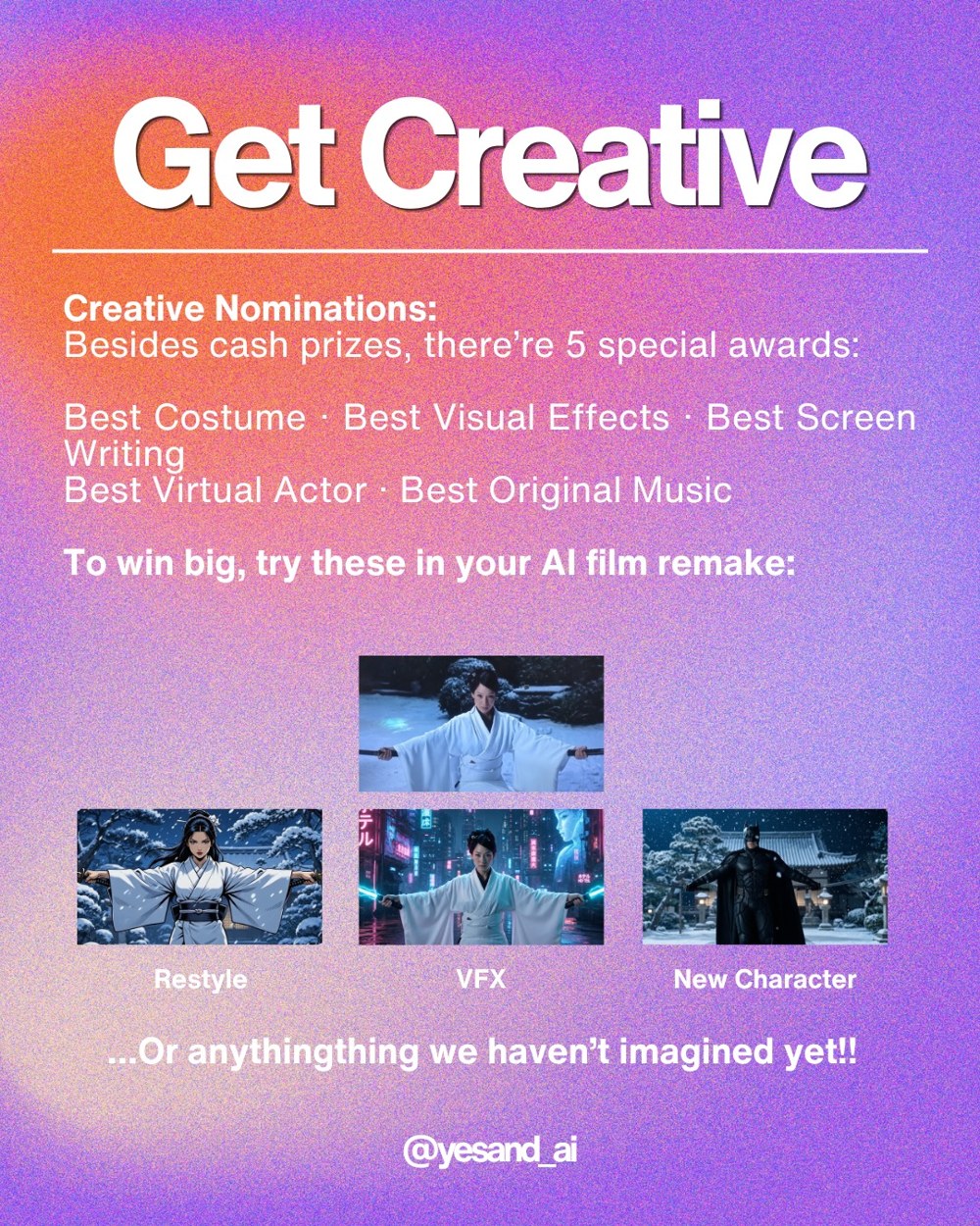 Film Remake campaign artwork, slide 3
