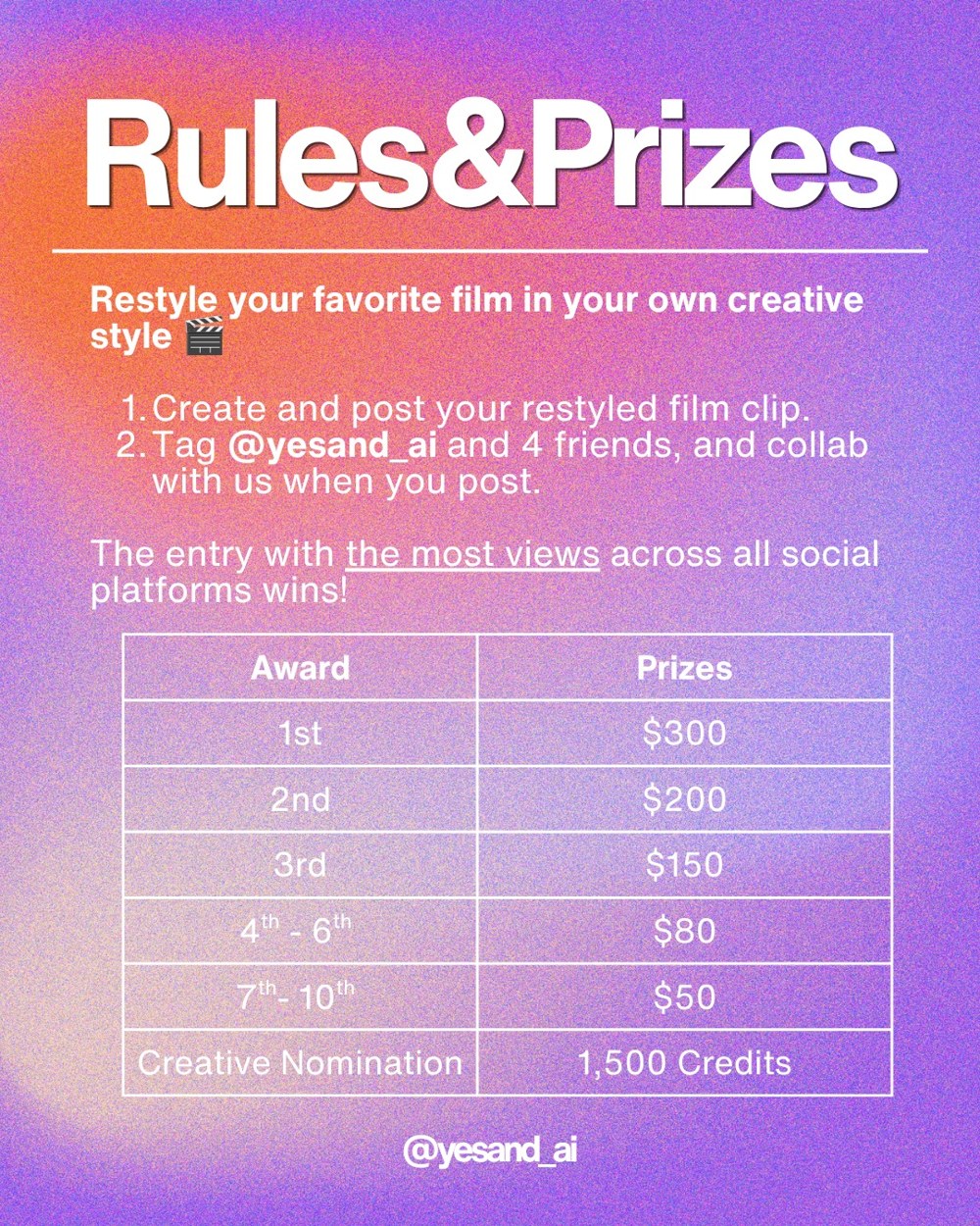 Film Remake campaign artwork, slide 4