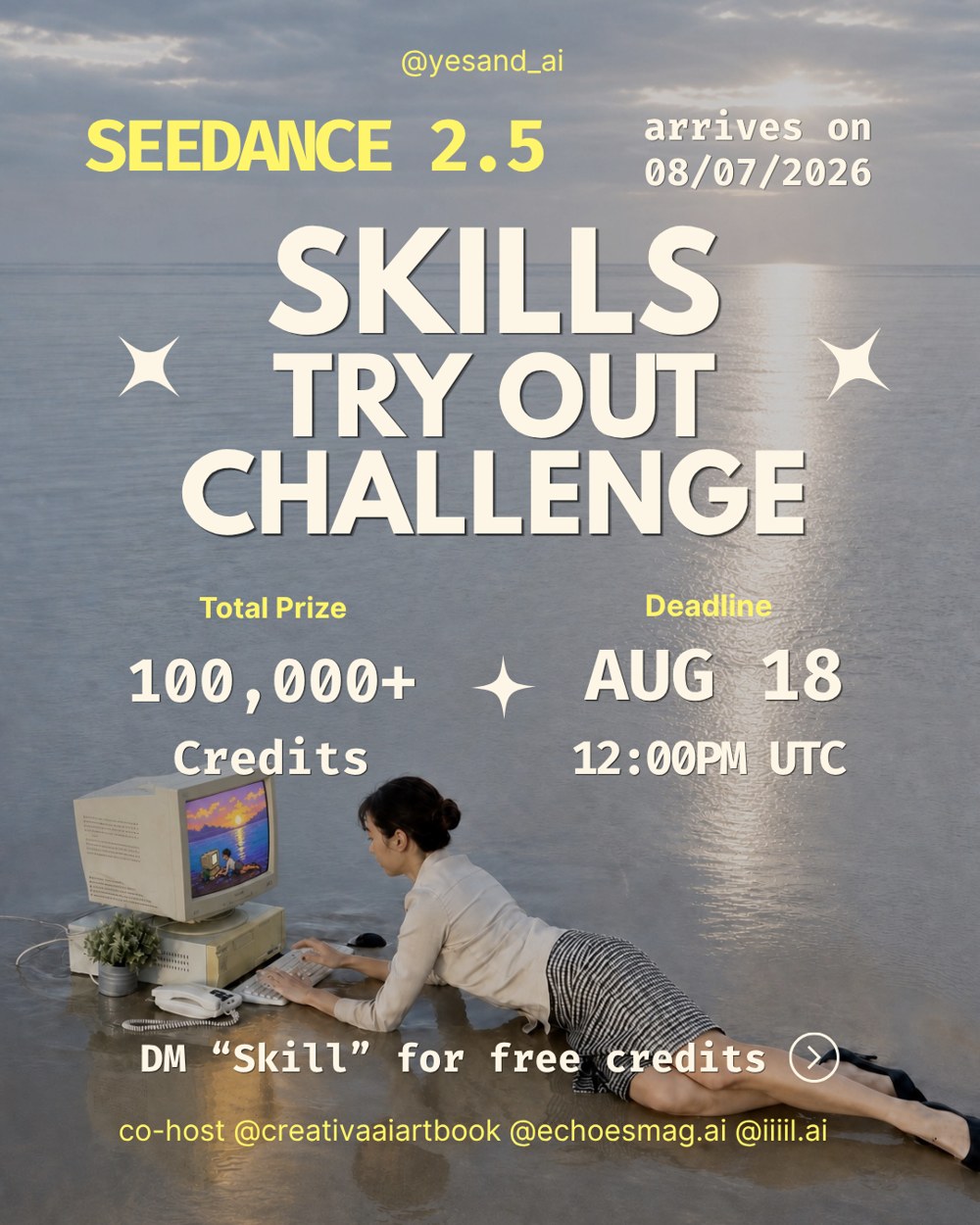 Skills Try Out campaign artwork, slide 1