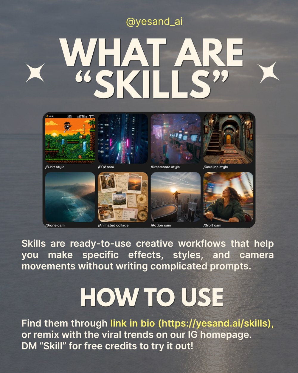 Skills Try Out campaign artwork, slide 2